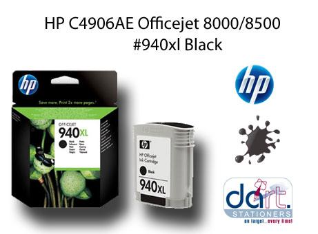 HP C4906AE O/JET 8000/8500 X/L BLAC INK CARTRIDGE